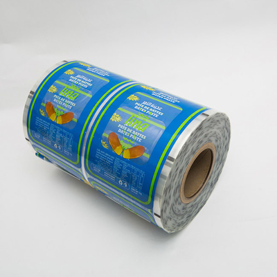 PET PE ঢাকনা 340mm Evoh ফুড প্যাকেজিং ফিল্ম প্লাস্টিক ট্রে লক সিলের জন্য মুদ্রিত রং