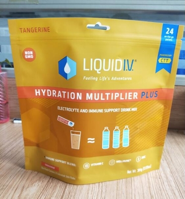 100% PE 7.9OZ পুনর্ব্যবহারযোগ্য পাউচ ফুড প্যাকেজিং কাস্টম প্রিন্টেড রিসেলেবল ফুড ব্যাগ