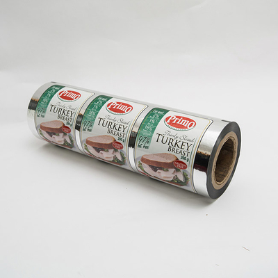 প্রিন্টেড লিডিং ফিল্ম ইজি পিল PET/VMPET/PE সীল থেকে থার্মোফর্মিং ফিল্ম APET/PE ট্রে