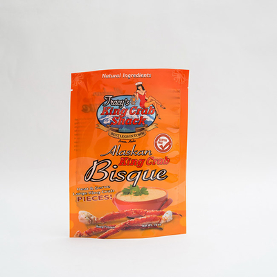 16OZ 105 মাইক্রোন প্লাস্টিক প্যাকেজিং ব্যাগ খাদ্য প্যাকেজিংয়ের জন্য স্ট্যান্ড আপ পাউচ