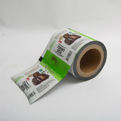 250mm 1.8oz PE ফুড র‍্যাপ প্লাস্টিক প্রিন্টেড লেমিনেটেড প্যাকেজিং ফিল্ম রোল